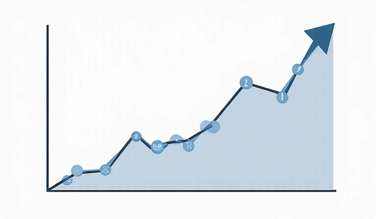 Grafico che mostra l'analisi del traffico del sito web