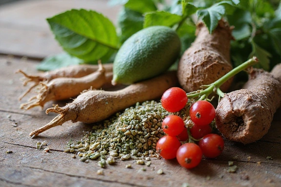 Piante medicinali e ingredienti naturali, simbolo di qualità e purezza